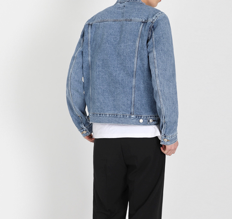 RT No. 2532 CHINESE COLLAR DENIM JK