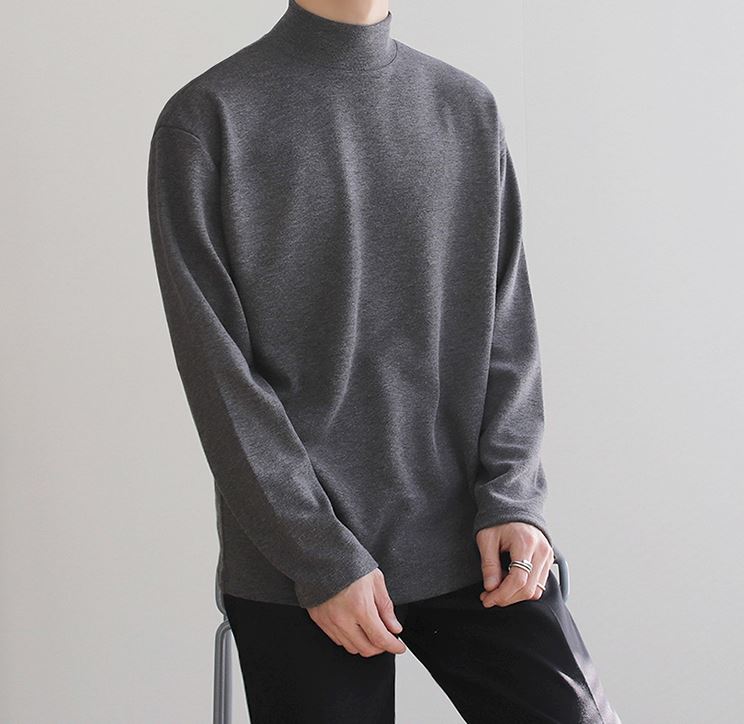 RT No. 4388 HALF TURTLENECK LONGSLEEVE