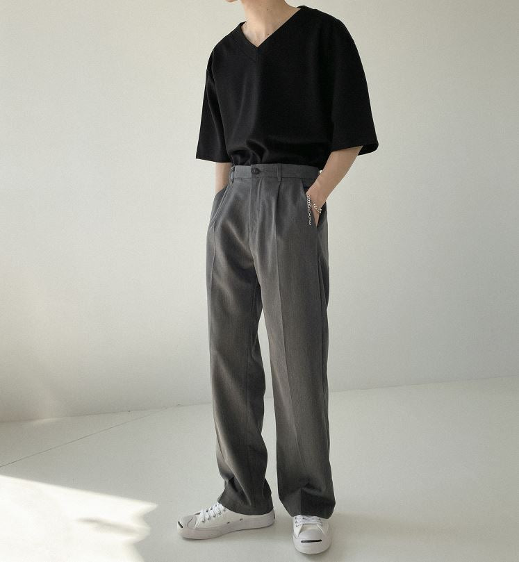 RT No. 5214 HALF SLEEVE V-NECK SHIRT