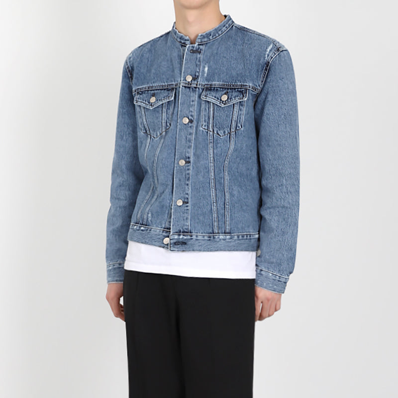 RT No. 2532 CHINESE COLLAR DENIM JK