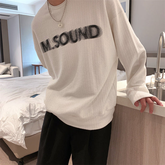 RT No. 5457 LETTERED KNITTED SWEATER