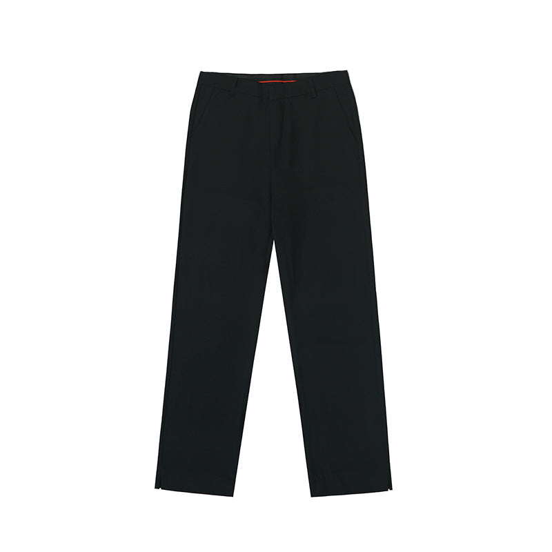 RT No. 2605 SLIT STRAIGHT WIDE PANTS